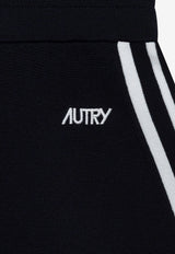 Autry Knitted Mini A-line Skirt Blue SKPW031B_31B