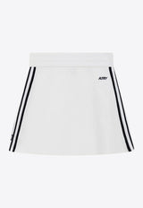 Autry Knitted Mini A-line Skirt White SKPW031W_31W