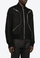 Rick Owens Heizer Flight Jacket Black RU01F2790CDU_09