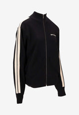 Palm Angels Classic Logo Knit Jacket Black PWHA062F25KNI001_1003