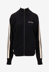 Palm Angels Classic Logo Knit Jacket Black PWHA062F25KNI001_1003
