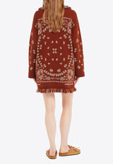 Alanui Bandana Jacquard Cashmere Cardigan Red LWHB064R26KNI030_2784