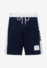 Thom Browne 4-bar Stripes Track Shorts Navy MJQ222A03037_415