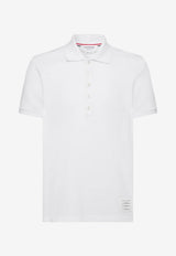 Thom Browne 4-bar Stripes Polo T-shirt White MJP110P00050_100