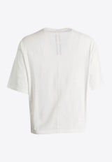 Rick Owens Cropped Brad T-Shirt White RP01F6260JA_11