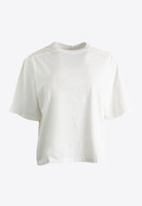 Rick Owens Cropped Brad T-Shirt White RP01F6260JA_11
