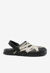 Rick Owens Megalace Lace Mules Black RU02E1813LOOW1_09