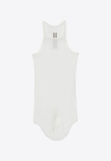 Rick Owens Ribbed Tank Top White RP01F6101RC_11