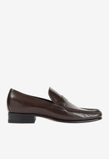 Shiny Leather Loafers
