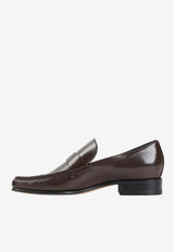 Shiny Leather Loafers