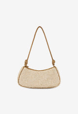 Summer Woven Twill Shoulder Bag