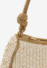 Summer Woven Twill Shoulder Bag