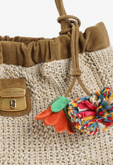 Summer Cristina Woven Twill Bucket Bag