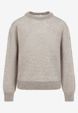 Soft Net Mohair and Wool Sweater