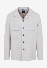 Linen and Wool Long-Sleeved Shirt