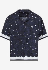 Floral Print Bowling Shirt