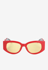 Memphis Oval Wave Sunglasses