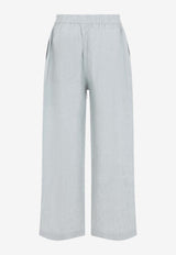 Atti Wide-Leg Linen Pants