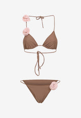 Ashar 3D Flower Halterneck Bikini