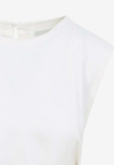 Wold Linen-Blend Midi Dress