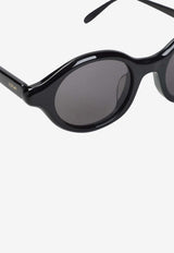 Epsilon Slim Round Sunglasses