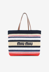 Knitted Logo Tote Bag