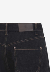Wide-Leg Mid-Rise Jeans
