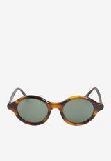 Epsilon Slim Round Sunglasses