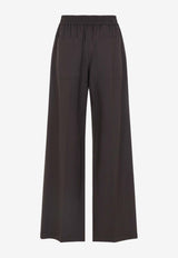 Wide-Leg Track Pants