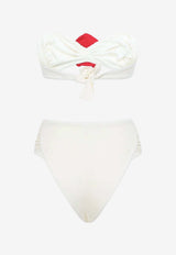Derya 3D Applique Bikini