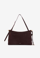 Pocket 25 Suede Shoulder Bag