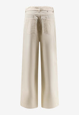 Golden Goose DB Classic Wide-Leg Pants Yellow GWP02079P00235120100_Yellow_41114752