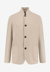 Loro Piana Spagna Single-Breasted Linen Jacket Beige FAQ7953DA77_BURNT SUGAR_53281589
