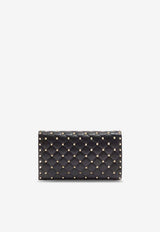 Valentino Rockstud Spike Leather Crossbody Bag Black 8W0B0137NAP0NO_Black_42176923