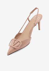 Valentino VLogo 80 Patent Leather Slingback Pumps Pink 8W0S0R01TMKGF9_ROSE CANNELLE_42176827
