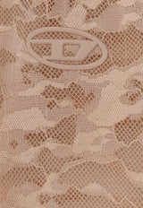 Diesel Printed Crewneck T-shirt Pink A183150DRAK7FS_Pink_44131737