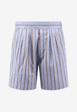 Tom Ford Silk Striped Bermuda Shorts Light Blue SSC009FMS111UUB_MultiColour_40468879
