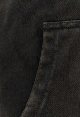 Entire Studios Zip-Up Hooded Sweatshirt Black ESSS26HO020120392_washed black_58116757