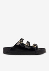 Birkenstock Florida Patent Leather Buckle Sandals Black 1029385SHINE BLACK_SHINE BLACK_49864397