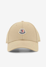 Moncler Logo Patch Baseball Cap Beige L10933B0000804863209_Beige_53817832