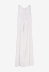 Aspesi Cut-Out Midi Dress White 2980C19585072_White_54418054