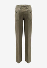Aspesi Straight-Leg Chino Pants Green CNG0114D56910393_Military_54418048