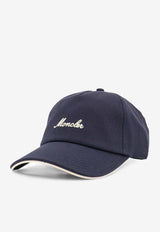 Moncler Signature Logo Baseball Cap Navy L10913B000070U618776_Grey_53817872