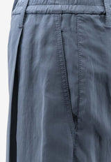 Brunello Cucinelli Elasticated Waist Straight-Leg Pants Blue M0F91P9174C9704_ARTIC BLUE_40000139