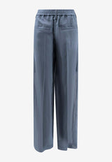 Brunello Cucinelli Elasticated Waist Straight-Leg Pants Blue M0F91P9174C9704_ARTIC BLUE_40000139