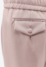 Dolce & Gabbana Drawstring Track Wool Pants Pink GP1A3THU2BNM0955_MARRONE 7_40005304