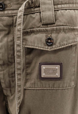 Dolce & Gabbana Buttoned Cargo Pants Olive GP1F8THUMV1V0688_VERDE OLIVA SCURO_40005337