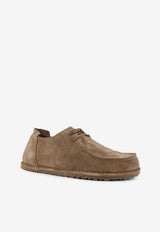 Birkenstock Utti Suede Lace-Up Shoes Taupe 1027274TAUPE_Beige_54418046