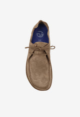 Birkenstock Utti Suede Lace-Up Shoes Taupe 1027274TAUPE_Beige_54418046