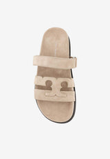 Tory Burch Ines Suede Flat Sandals Beige 163481256_Avola_40005271